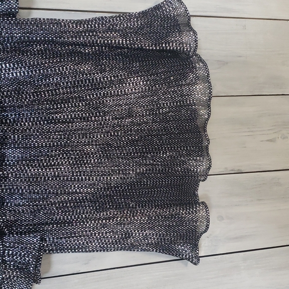 Parker Greta Off the Shoulder Metallic Blouse - Picture 11 of 14